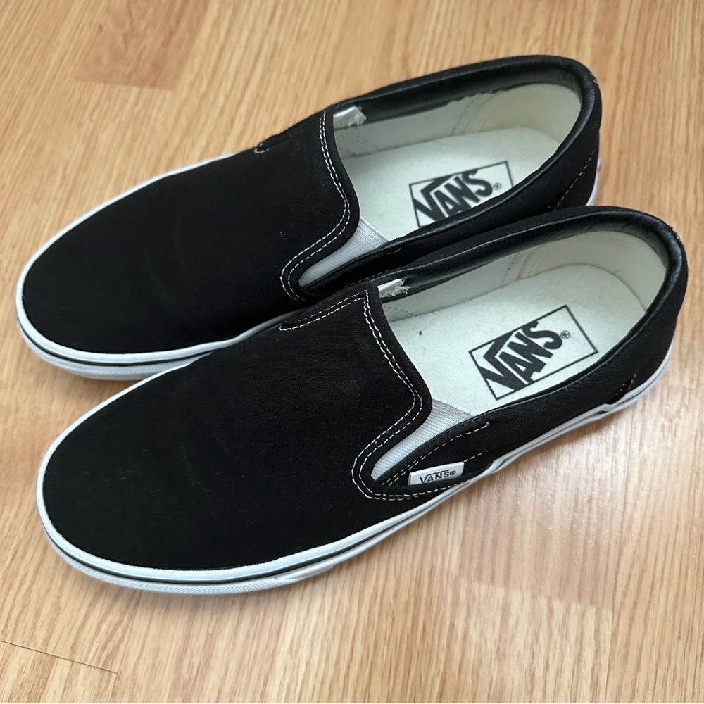 Vans black shoes
